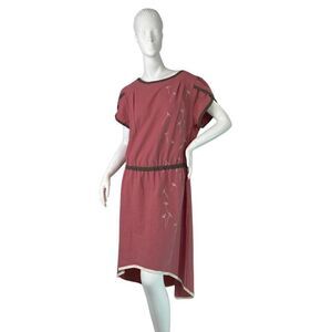 Brooke & Adelyn Las Cruces New Mexico Handmade Hemp Blend Pink Dress Size L